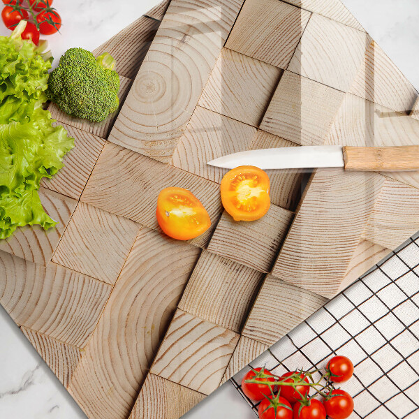 Worktop heat protector Wooden squares