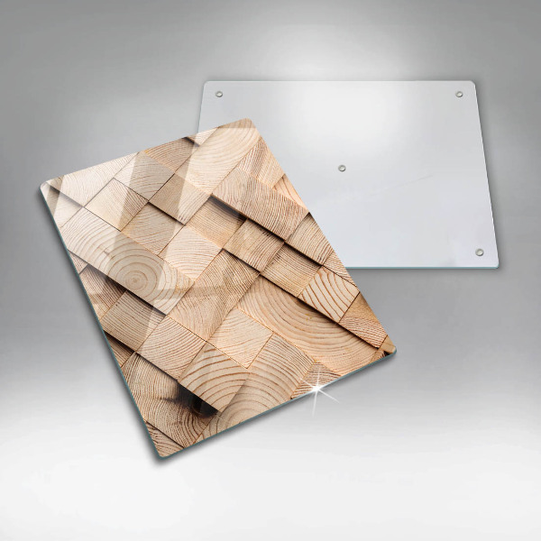 Worktop heat protector Wooden squares