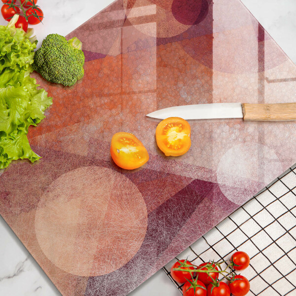 Glass worktop saver Abstract art