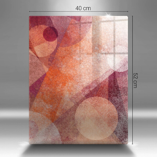 Glass worktop saver Abstract art