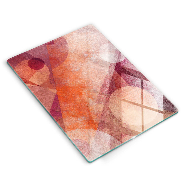 Glass worktop saver Abstract art
