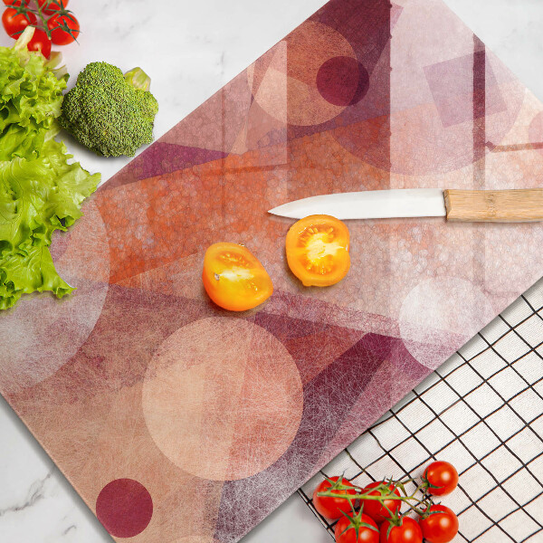 Glass worktop saver Abstract art