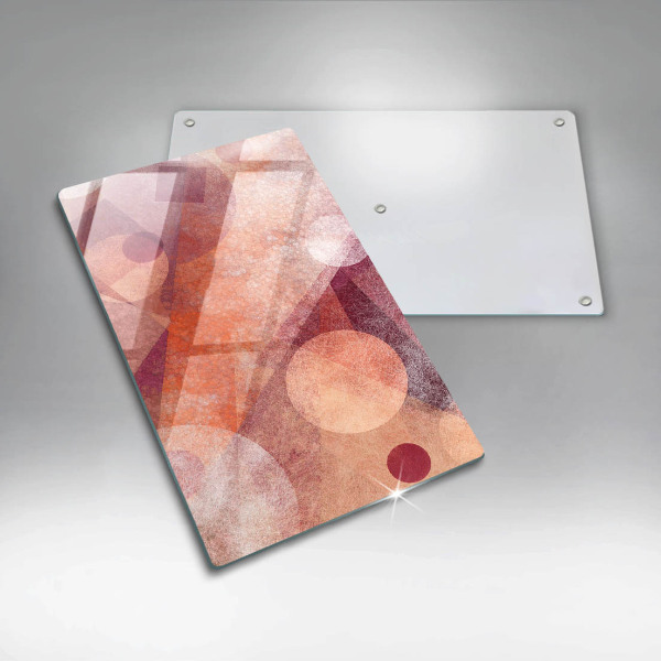 Glass worktop saver Abstract art
