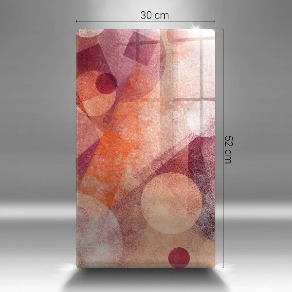 Glass worktop saver Abstract art