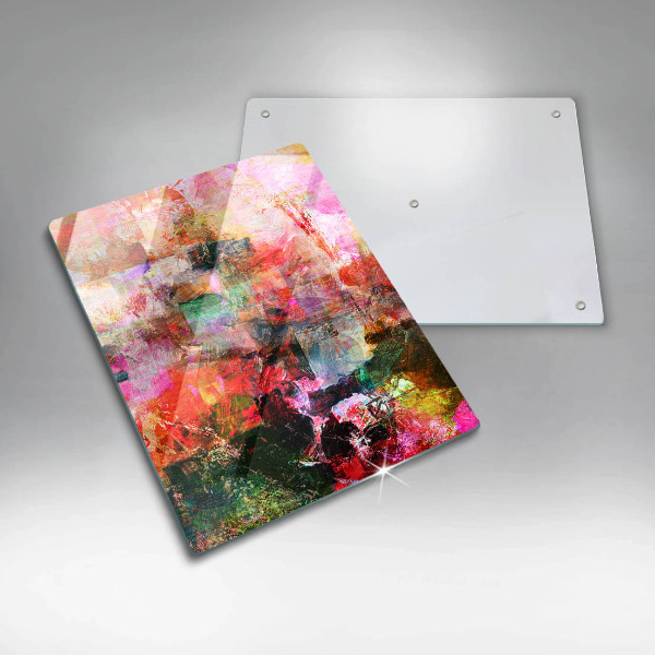Glass worktop saver Paint abstraction