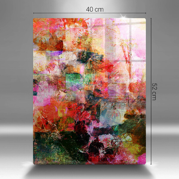 Glass worktop saver Paint abstraction