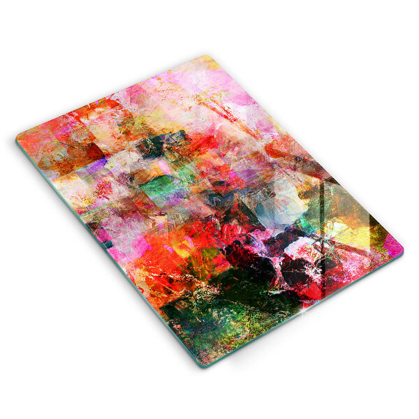 Glass worktop saver Paint abstraction