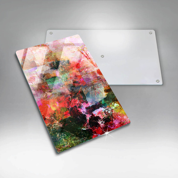 Glass worktop saver Paint abstraction