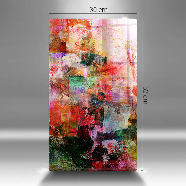 Glass worktop saver Paint abstraction