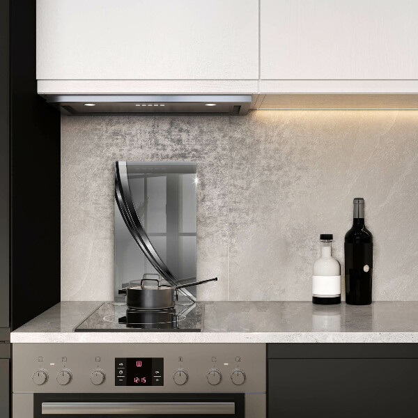 Glass worktop saver Metal abstraction