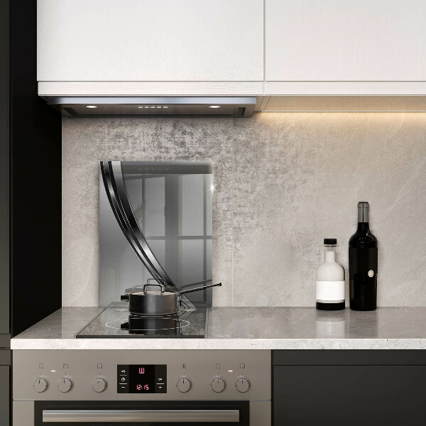 Glass worktop saver Metal abstraction