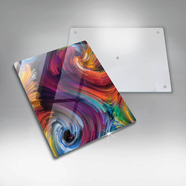 Glass worktop saver Colorful highlights
