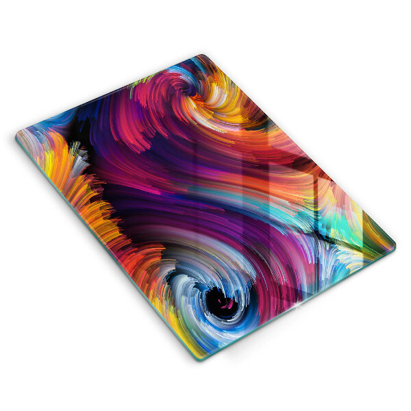 Glass worktop saver Colorful highlights