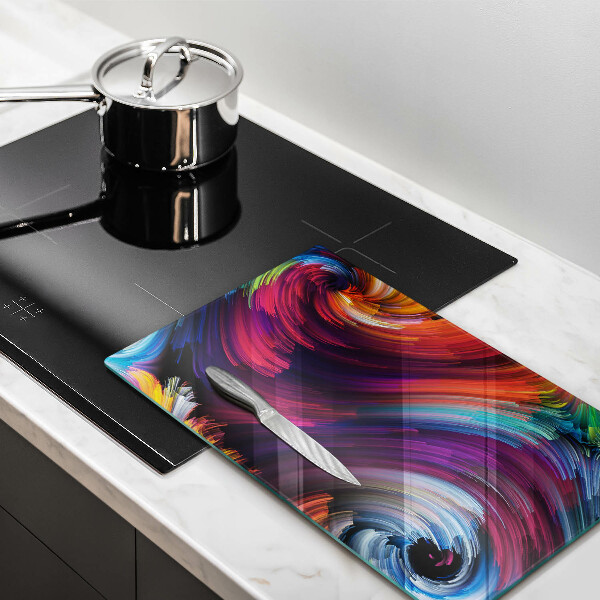 Glass worktop saver Colorful highlights