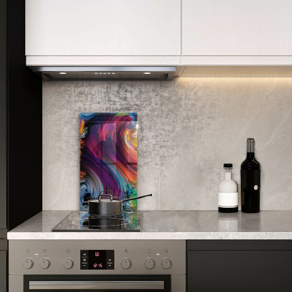 Glass worktop saver Colorful highlights