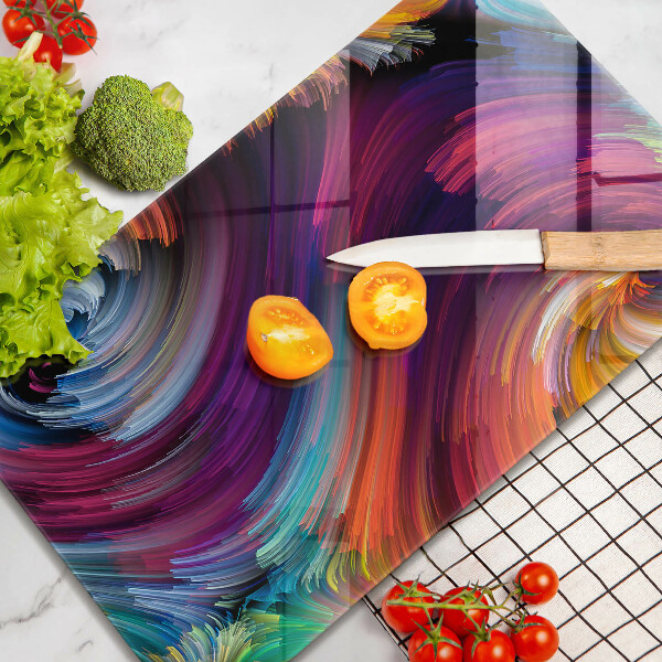 Glass worktop saver Colorful highlights