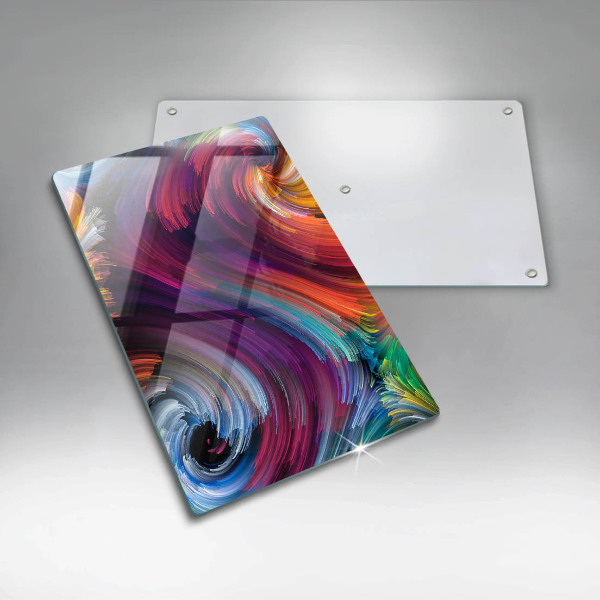 Glass worktop saver Colorful highlights