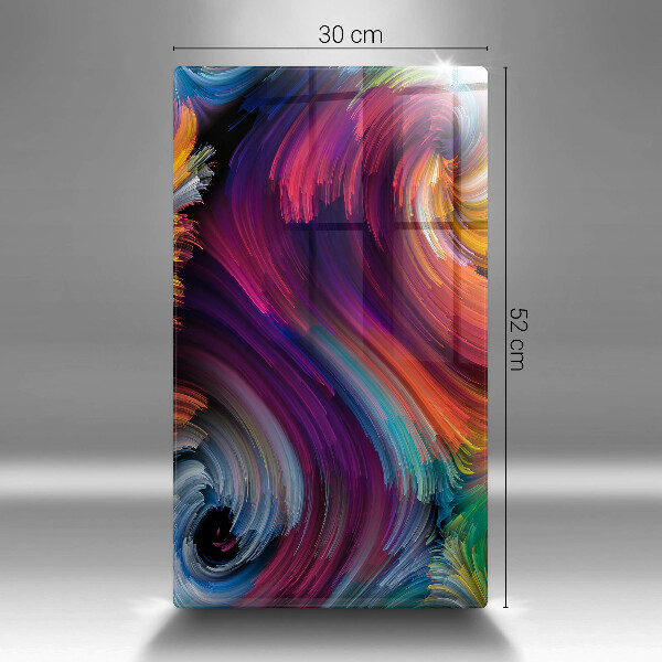 Glass worktop saver Colorful highlights