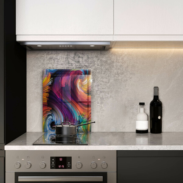 Glass worktop saver Colorful highlights