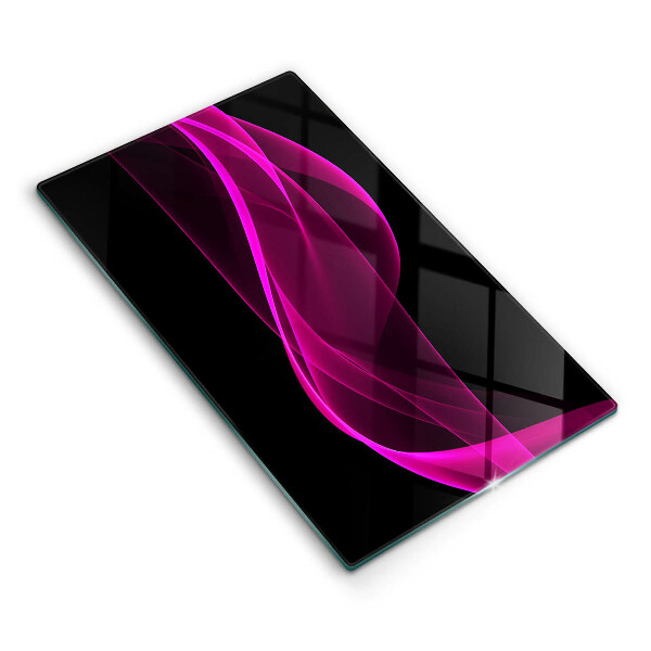 Glass worktop saver Pink abstraction