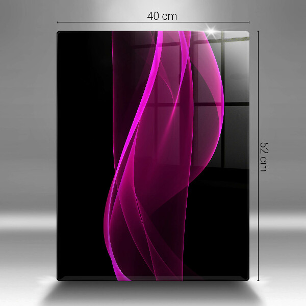 Glass worktop saver Pink abstraction