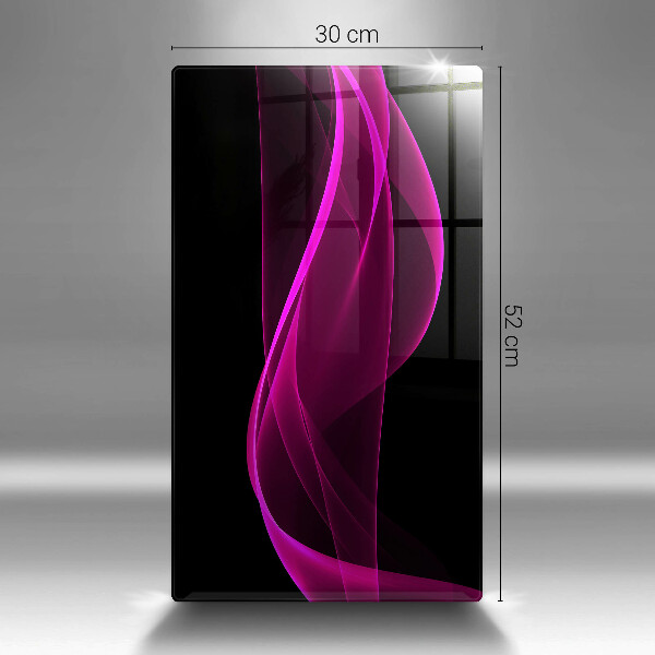 Glass worktop saver Pink abstraction