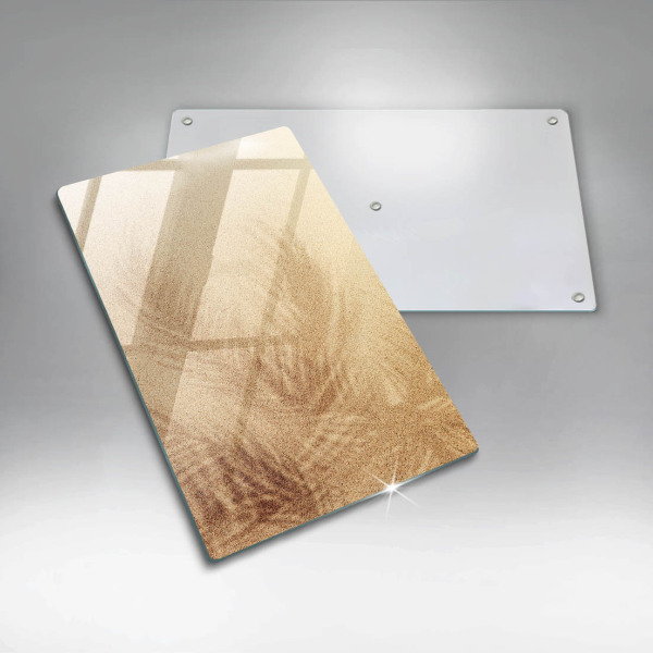 Glass worktop saver Beach sand and holidays