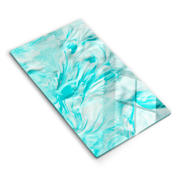 Glass worktop saver Paints abstraction