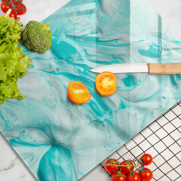 Glass worktop saver Paints abstraction