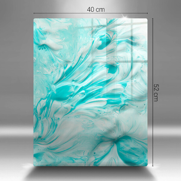 Glass worktop saver Paints abstraction