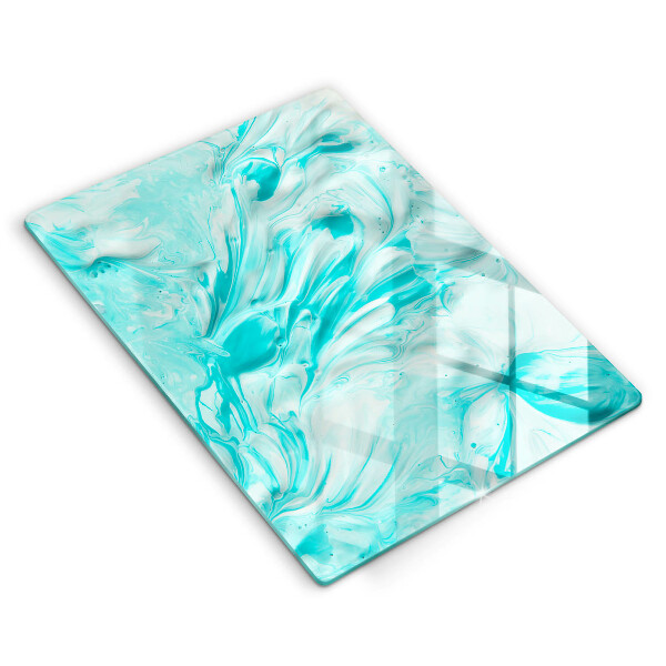 Glass worktop saver Paints abstraction
