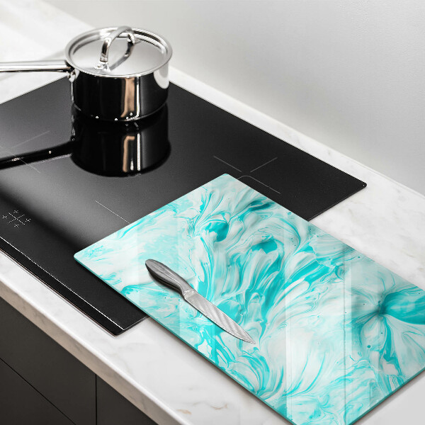 Glass worktop saver Paints abstraction