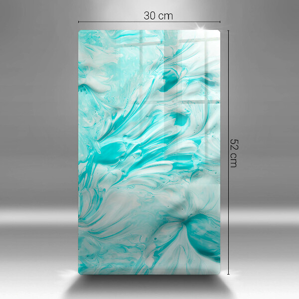 Glass worktop saver Paints abstraction