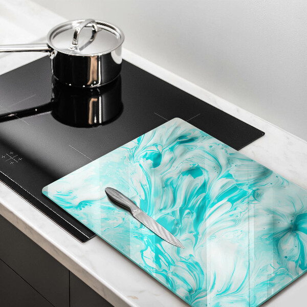 Glass worktop saver Paints abstraction