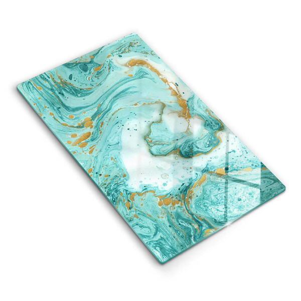 Kitchen countertop cover Blue abstraction