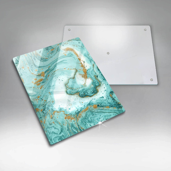 Kitchen countertop cover Blue abstraction