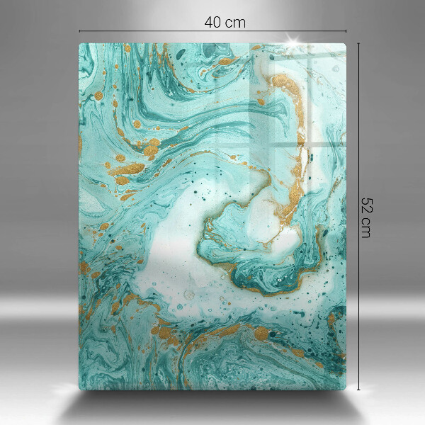 Kitchen countertop cover Blue abstraction