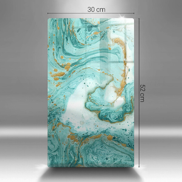 Kitchen countertop cover Blue abstraction