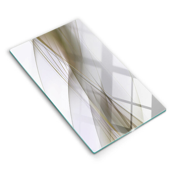 Glass worktop saver Abstraction Design lines