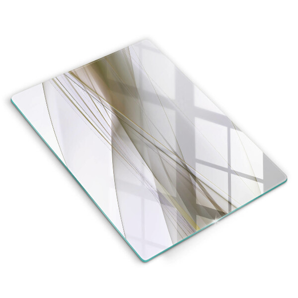 Glass worktop saver Abstraction Design lines