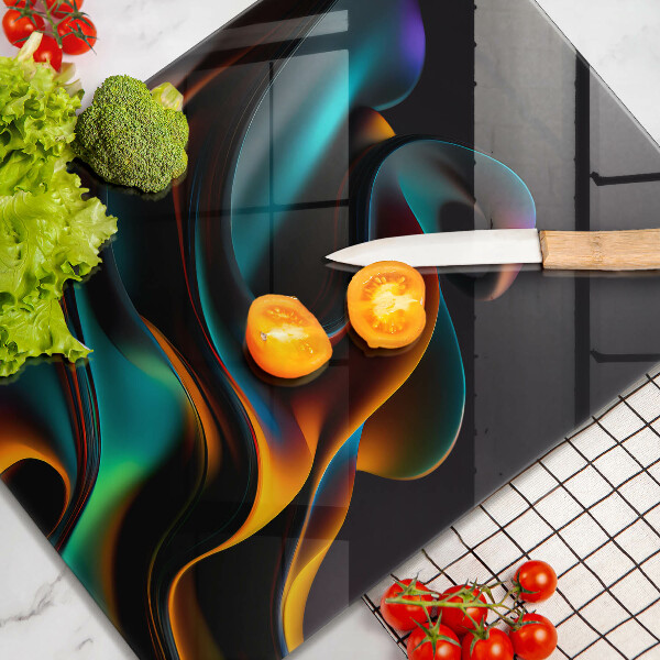 Kitchen countertop cover Colorful abstraction