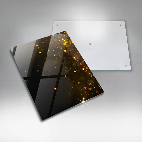 Kitchen countertop cover Golden glitter