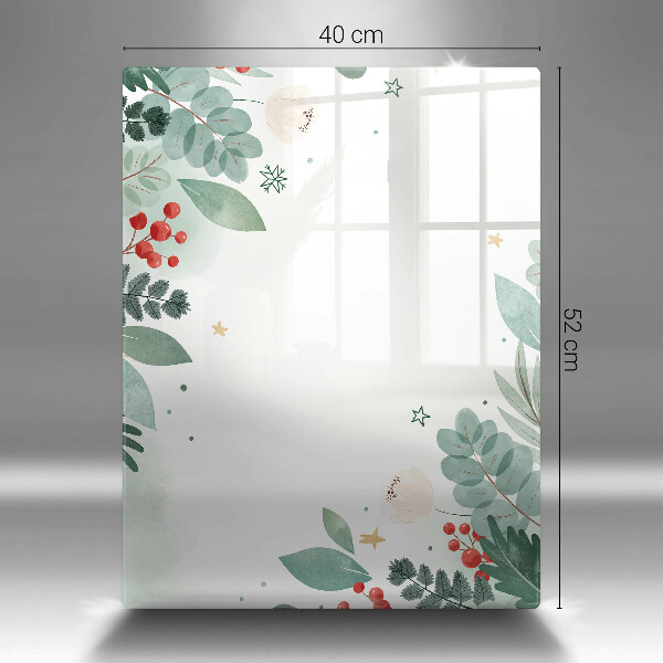 Glass worktop saver Watercolors leaves