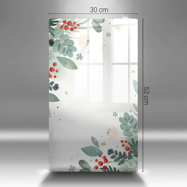 Glass worktop saver Watercolors leaves