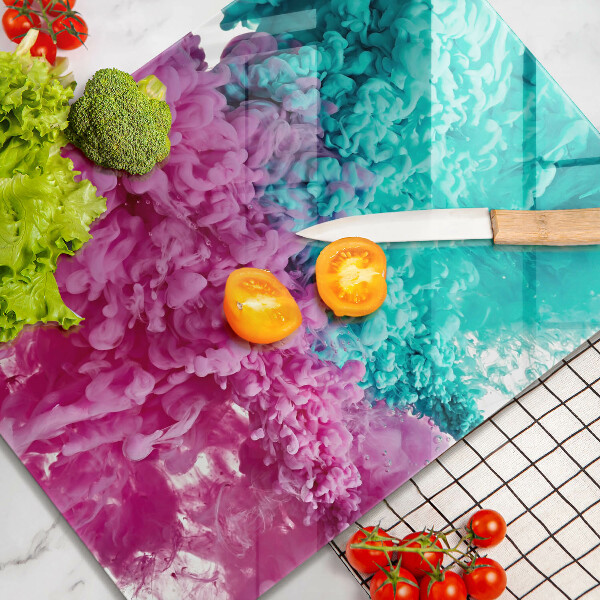 Kitchen countertop cover Turkos-pink smoke