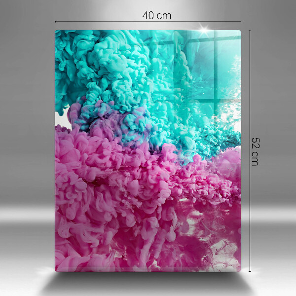 Kitchen countertop cover Turkos-pink smoke