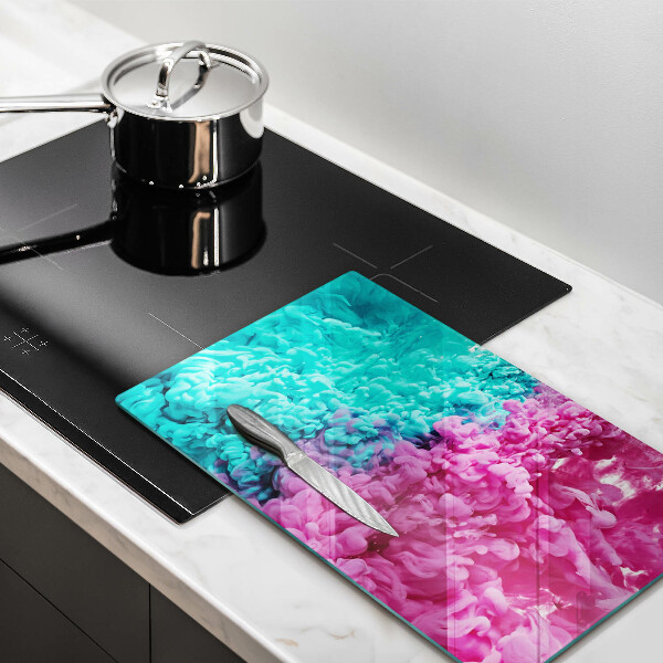 Kitchen countertop cover Turkos-pink smoke