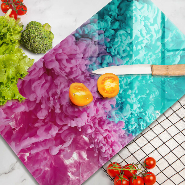 Kitchen countertop cover Turkos-pink smoke