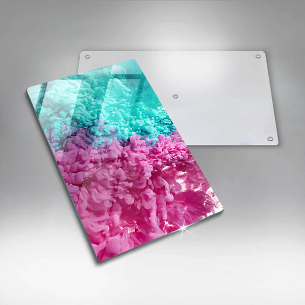 Kitchen countertop cover Turkos-pink smoke