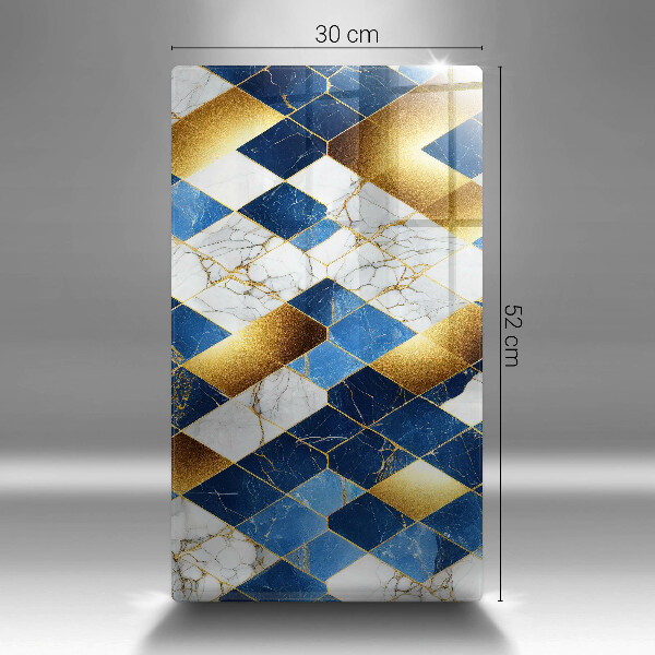 Kitchen countertop cover Golden Rombs Marble